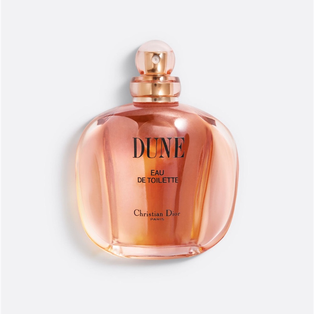Dior Dune Eau de Toilette - Amber Glass Bottle Almost completely full of parfume